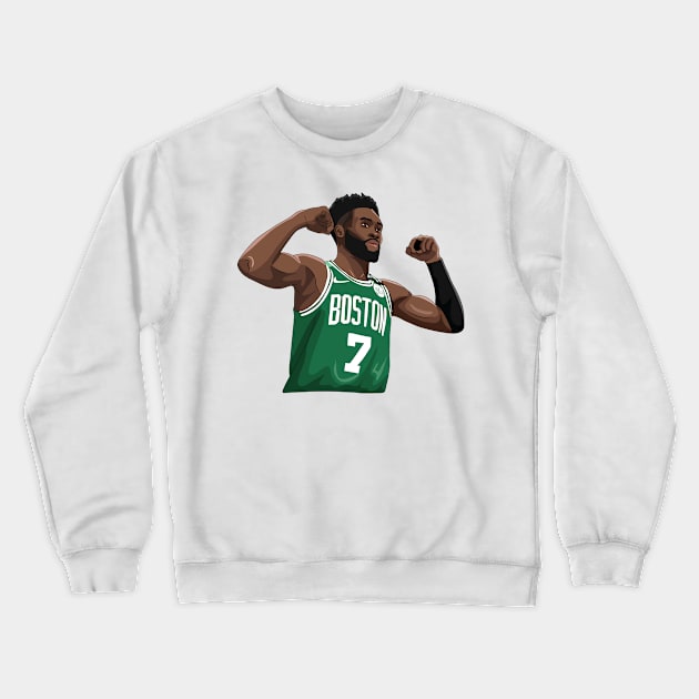 Jaylen Brown Crewneck Sweatshirt by xavierjfong